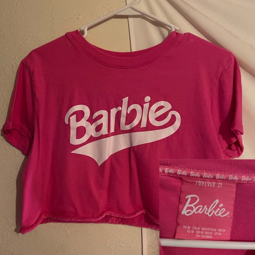 Cropped Barbie Shirt